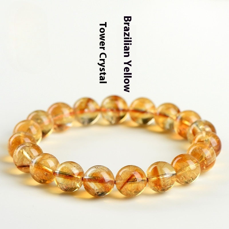 Natural Yellow Asestelle Citrine Bracelet