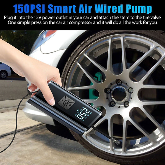 150 PSI Tire Inflator Car Air Compressor Electric Portable Auto 12V Air