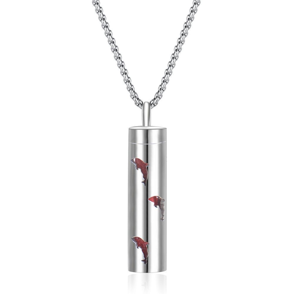 316L Stainless Steel Aromatic Perfume Oil Essential Oil Diffuser Pendant Necklace