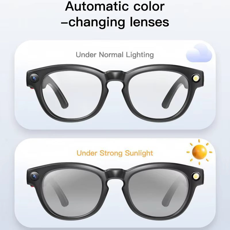 Xiaomi 4K AI Smart Camera Glasses 800MP Bluetooth Smart Glasses Call Play Music Object Recognition AI Translation Multifunction