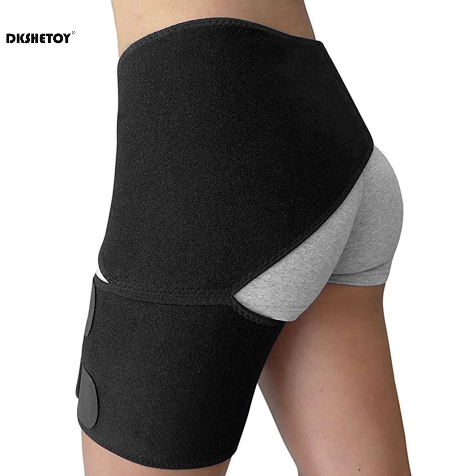 Compression Hip Brace Support Belt Adjustable Pulled Groin Muscle Braces Wrap Hip Joints Arthritis Protector Belt Legwarmers