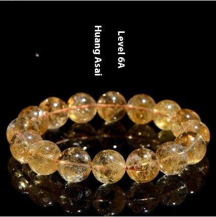Natural Yellow Asestelle Citrine Bracelet