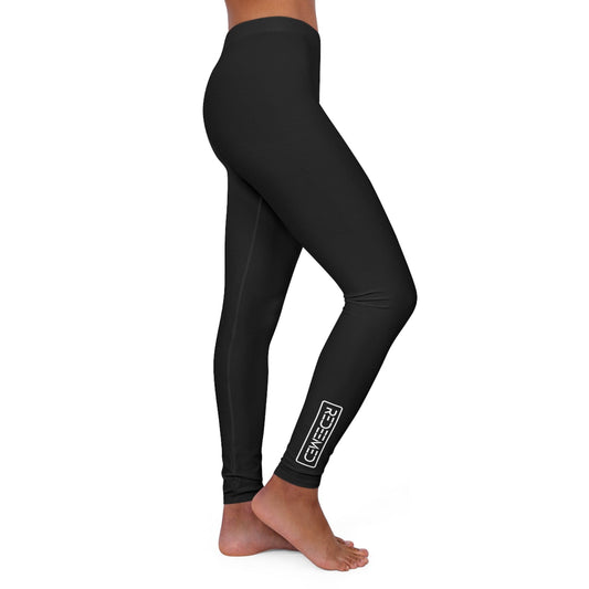 Womens Black Fitness Leggings Redeemed-0